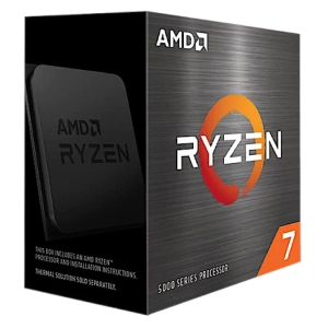 100-100000063WOF_wr_01ajpg - Computech-Solutions Boxed AMD Ryzen 7 5000 Series Processor packaging featuring the AMD logo and Ryzen branding with a metallic gray diagonal panel.