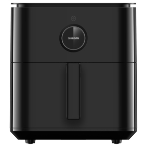 Black Xiaomi kitchen appliance with a round central dial and vertical front handle, viewed from the front.