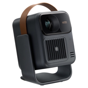 TOGOPROWanboToGoPro1080P500ANSIAndroid14wr01jpg ComputechSolutions Compact black projector mounted on a curved stand with a brown carrying strap and visible lens at the front.”, “Portable projector with a built-in stand and strap for easy transport.”, “Front‑facing view of a small projector showing its lens and vent grille.”, “DARK gray portable projector on a stand ready for presentation.”, “Image of a compact projector with a leather strap and integrated stand.”