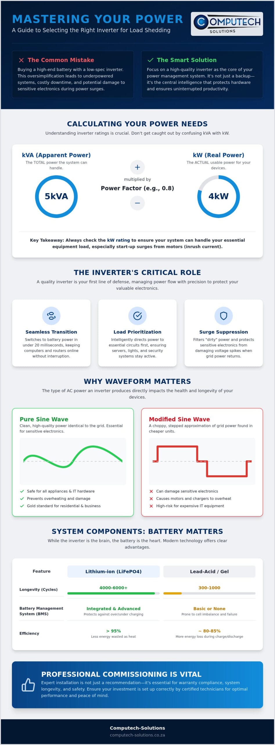 Solar Inverters for Pretoria Load Shedding: Buyer's Guide