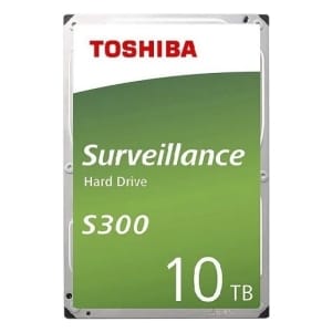 HDEB026ZSA51F ComputechSolutions Toshiba Surveillance Hard Drive S300, 10 TB capacity, green label.