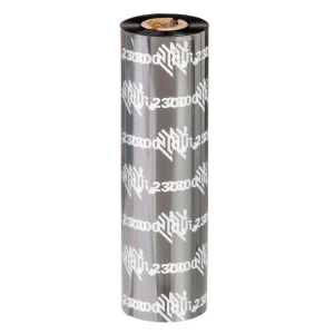 Zebra Original Wax Ribbon; 110mmx450m; 2300; Standard; 25mm core for ZT Series