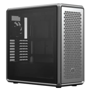 02bd35f799a745ee4db5bab50bee772c048ed4f1webp ComputechSolutions Mid-tower PC case with black tempered-glass side panel and perforated front panel