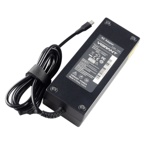 130W USB-C Charger for HP, Lenovo, Dell and ASUS Laptops (generic rectangular block shape)