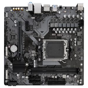 GIGABYTE AMD A620 Chipset for AMD AM5; 2x Dual DDR5; 1x M2; HDMI; DP; mATX.