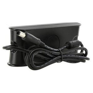 45018167f179jpg ComputechSolutions Black laptop power adapter with a long, coiled cord and barrel-style connector on a white background.
