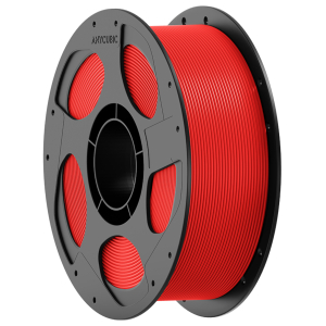 AHHSBR10AnycubicPLAHighSpeedFilament1kgBrightRedwr01jpg ComputechSolutions Red 3D printer filament wound on a gray spool, ready for use in additive manufacturing