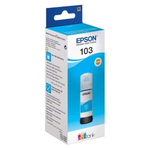 Epson 103 Ink Bottles Cyan 65ml EcoTank L1110 / L1250 / L3110 / L3150 / L3210