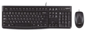 Logitech MK120 - Wired Keyboard and Mouse combo - Black - USB