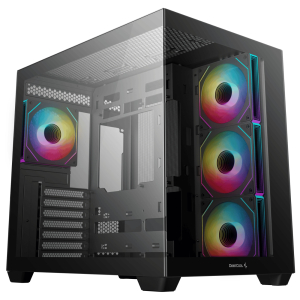 DeepCool CG530 4F Tempered Glass ATX Gaming Chassis - Black