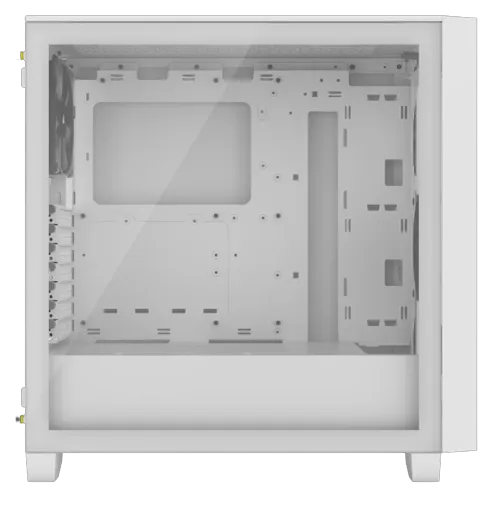 ca2039ba34b0c56404b77c9c13332621webp ComputechSolutions White computer case with side panel removed, empty interior showing motherboard tray and drive bays pried open for assembly