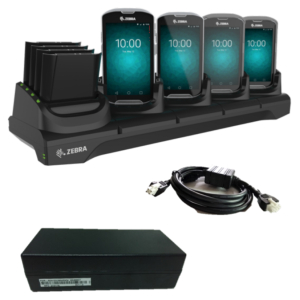 Zebra TC51/56 5-Slot Charge Only Cradle with 4-Slot Spare Battery Charger